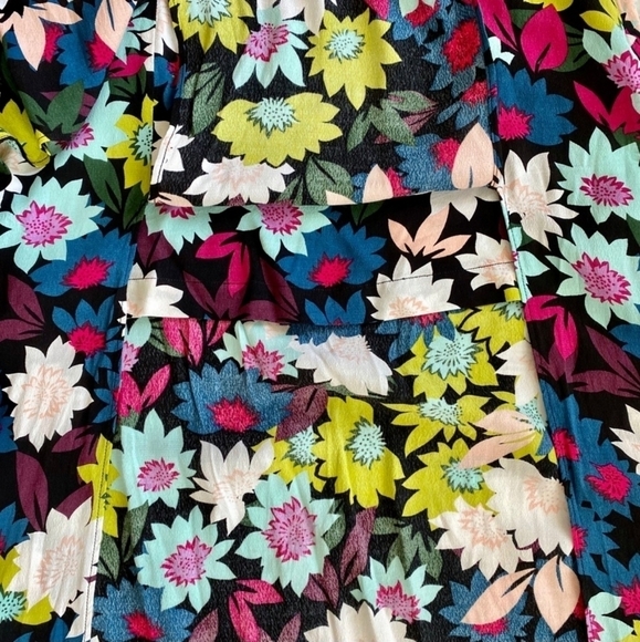 Guess Floral Double Slit Maxi Kloey Skirt Size 2 - Picture 7 of 12